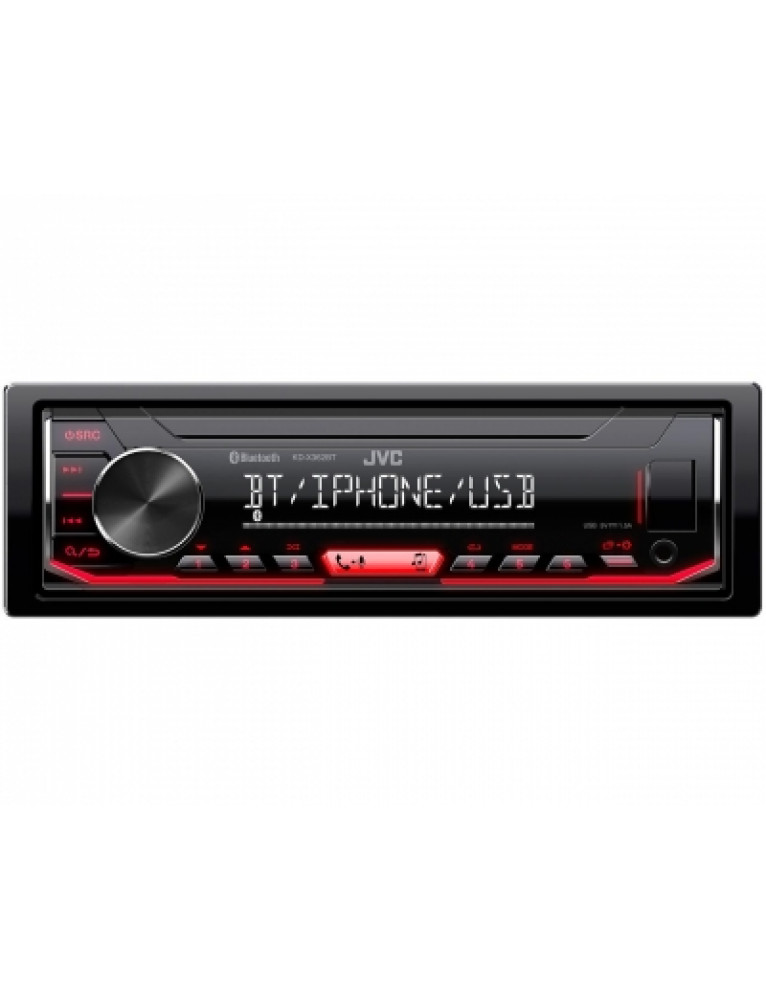 У автомагнитолы JVC...
