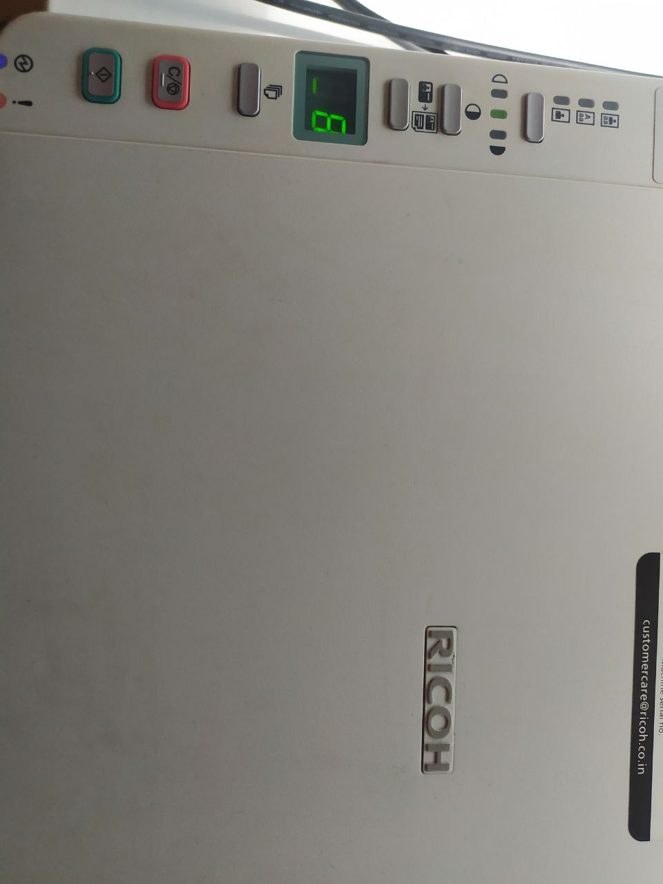 Принтер ricoh ошибка с8...