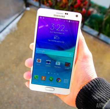 У телефона samsung galaxy note...
