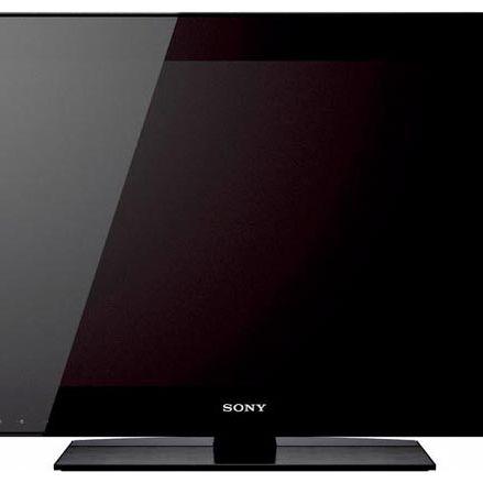 В телевизоре...