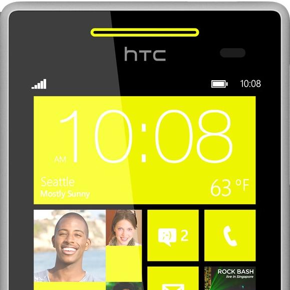Телефон htc на экране...